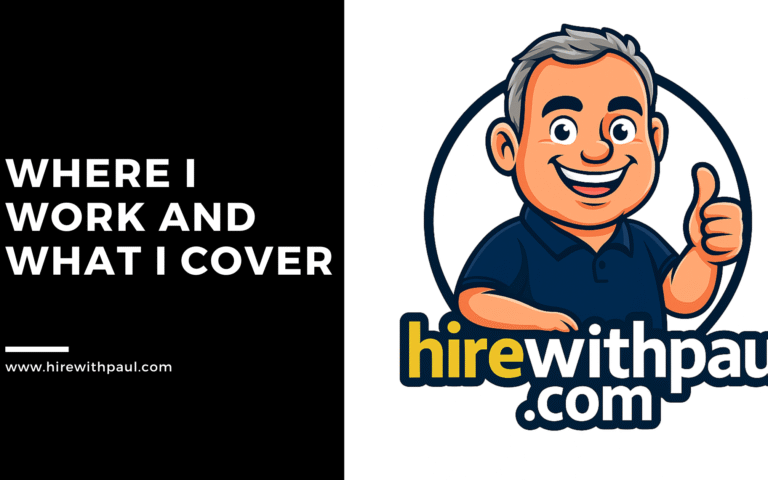 Where I Work and What I Cover